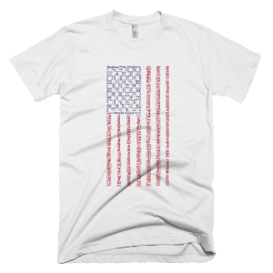 American flag tee